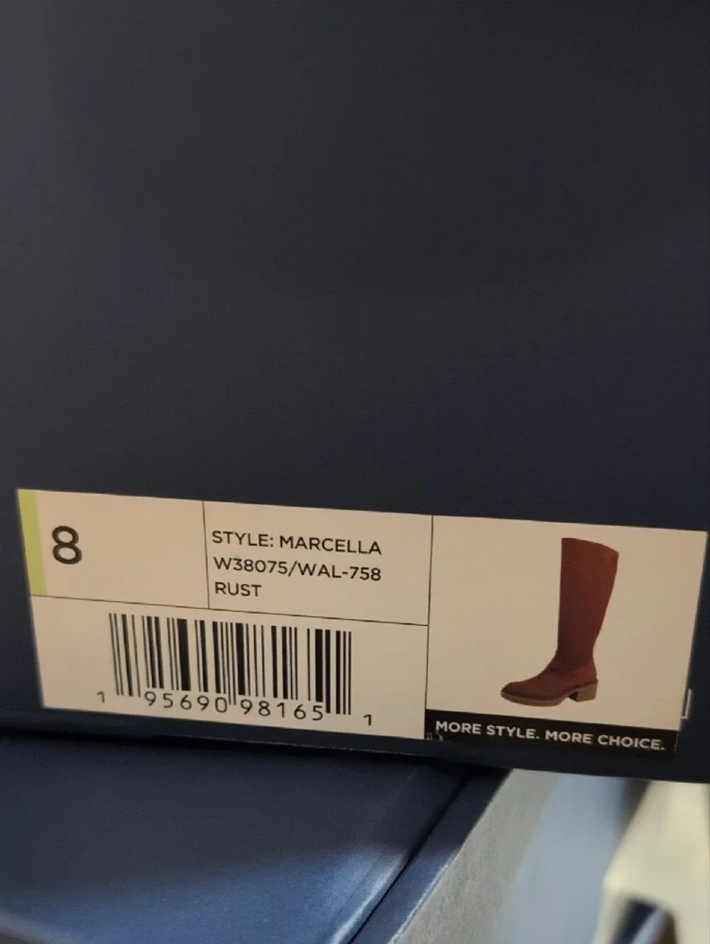 Women's Tall Brown Suede Block Heel Boot